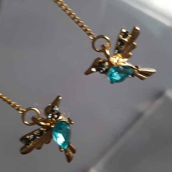 Little Birds Long Drop Earrings - Picture 12 of 12